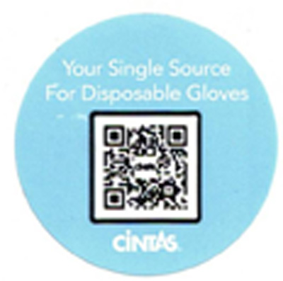 C-EPLGLDQR NEW DISPOSABLE GLOVE GUIDE INVOICE STICKER  11/24