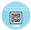 C-EPLGLDQR NEW DISPOSABLE GLOVE GUIDE INVOICE STICKER  11/24