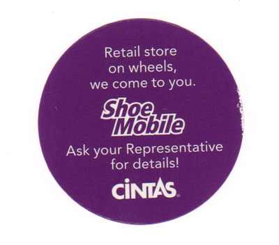   C-ISSM07 SHOEMOBILE STICKERS (500/ROLL) Rev. 10/18