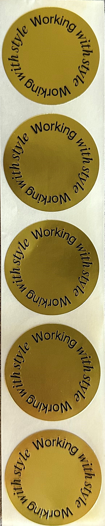 DC-SEALS DESIGN COLLECTIVE STICKERS (50/pk) 9/23