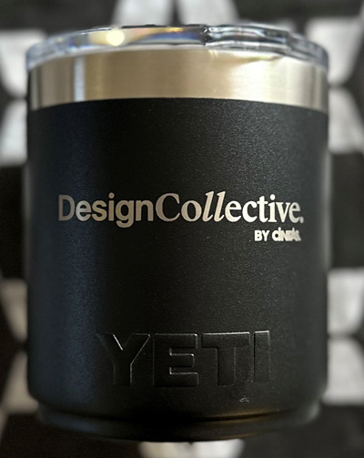DC-YETI DESIGN COLLECTIVE BLACK YETI 10 oz LOWBALL (1/ea) o.5/25