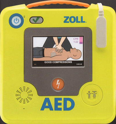 FAS-AED3-C ZOLL AED 3 DIE CUT BROCHURE (25/PK) 6/20