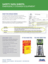FAS-EW-SDS EYEWASH & SAFETY DATA SHEETS (25/pk) Rev. 7/25 (DIG)