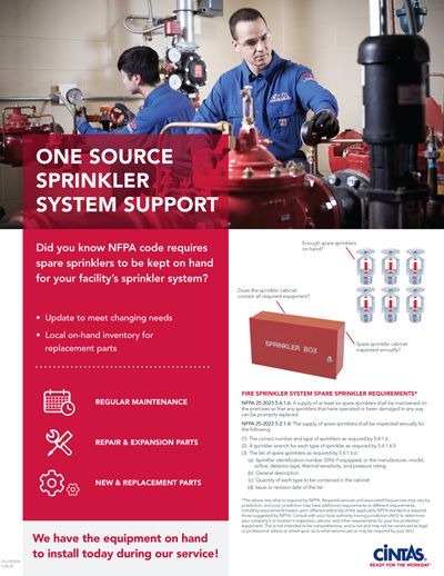 FP-OPSSPK FIRE OPS SPRINKLER SELL SHEET (25/pk) 6/24 (DIG)