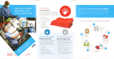 FS-3713 SHOP TOWEL AND DISPOSABLE WIPER SALES BROCHURE (25/PK) 3/18 (DIG)