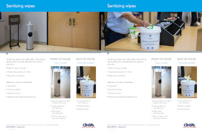 FS-3718 SANITIZING WIPES SELL SHEETS (50/pk) 9/20 