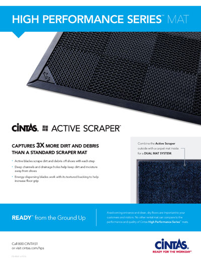 FS-4160 ACTIVE SCRAPER SALES SHEET (25/PK) 10/16