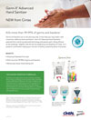 FS-4610 GERM-X ADVANCED SANITIZER SALES SHEET (25/pk) 9/18