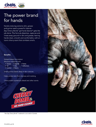 FS-4510 ZEP CHERRY BOMB SALES SHEET (25/pack) 6/18