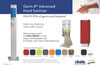 FS-4640 GERM-X ADVANCED SANITIZER LEAVE BEHIND CARD (25/pk) rev.8/21