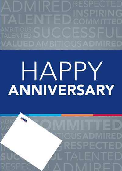 G-ANNIV CINTAS HAPPY ANNIVERSARY CARD W/ ENVELOPE (DIG) (10/pk) 1/24
