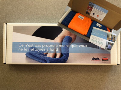 HC-1050FR FRENCH MICROFIBER BOX MAILER (1/EA) REV 10/19  