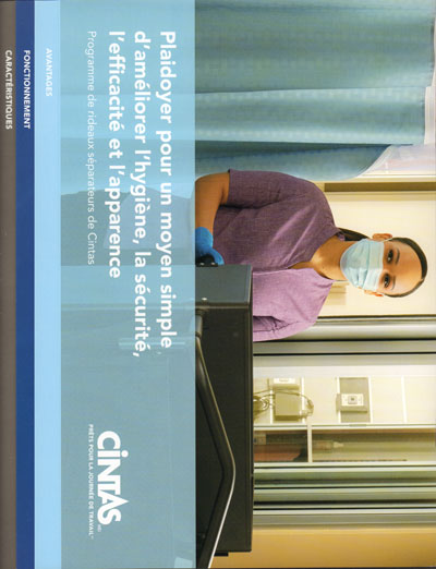 HC-1701FR HEALTHCARE PRIVACY CURTAIN WATERFALL BROCHURE (FRENCH) (10/PK) 4/23