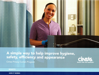 HC-1701 HEALTHCARE PRIVACY CURTAIN WATERFALL BROCHURE (10/PK) Rev 11/23