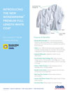 HC-1008 WONDERWINK FULL LENGTH WHITE COAT SELL SHEET (10/PK) rev.3/21 (DIG)